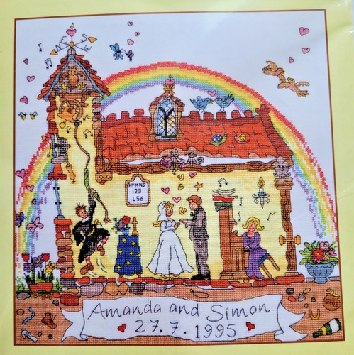 Aida stickbild hochzeit - stickbild, -hochzeit