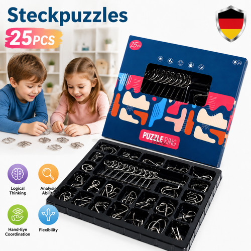 Denksport puzzle set stück - puzzle,