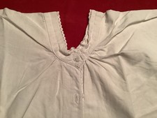 Antikes Damen Nachthemd Leinen