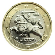 Litauen 2026 Kursmünze 1 Euro