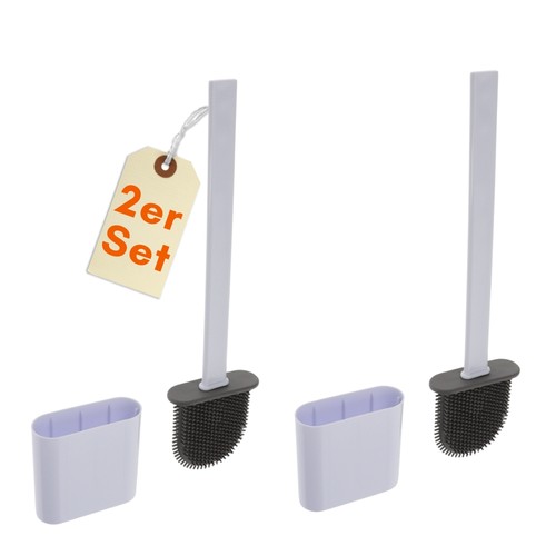 2er set klobürste silikon - 2er,
