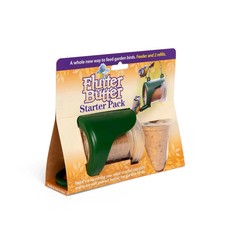 Flatter Butter Vogelfutterhaus