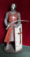 X-177 Schöne Ritter-Figur, Deko-Statue, Höhe 120cm