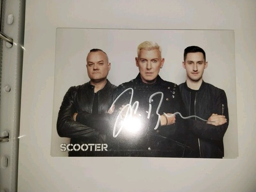 Scooter autogramm signiert - autogramm, p