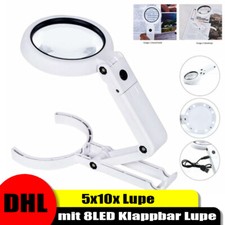 Große Lupe LED Handlupe mit