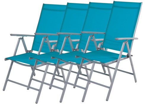 4er set alu - set, klappsessel