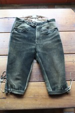 Schöne vintage Meindl echt Hirschleder Lederhose, D38 - dickes weiches Leder