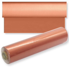 24 Meter Dunisilk Tischläufer 40cm breit Tischband Tischdeko Metallic - Rosegold