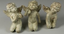 24x Engel knieend + nach oben schauend 17 cm Dekofigur Schutzengel Grabschmuck