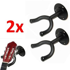 2x WANDHALTER GITARRE - UNIVERSAL WANDHALTERUNG - GUITAR HANGER - BASS ELEKTRO