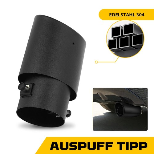Schwarz endrohr auspuffblende - schwarz,