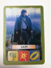 sam 3D Spielkarte v. Kellogg's Der Herr der Ringe Die zwei Türme