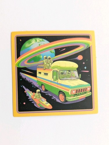 Psychedelic campervan - psychedelic,