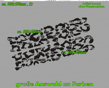 Camouflage Auto Aufkleber Set Flecken Leopard 2x 60x15cm Dekor Folie Seite