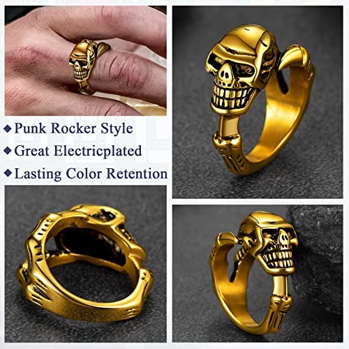 Totenkopf ring herren biker - totenkopf,