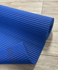 Weichschaummatte Badematte Uni marine blau • Eckig • Länge wählbar  • Meterware