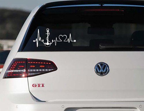 Anker auto sticker - sticker, groß
