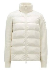 Wattierte Woll-Cardigan