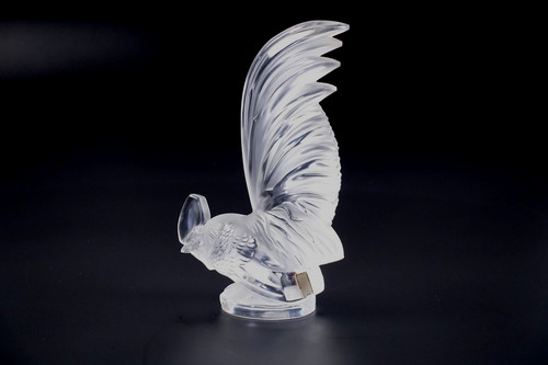 Lalique glas skulptur hahn - skulptur,