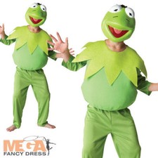Deluxe Kermit der Frosch die Muppets Jungen Kinder Kostüm Kinderkostüm + Maske