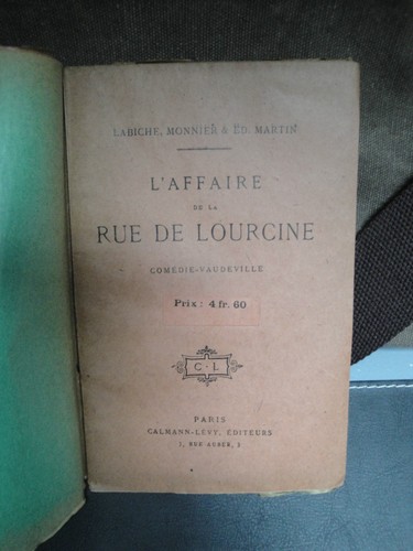 Affaire rue de - la,