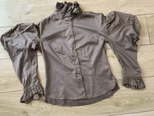 Damen Rüschen VIVIENNE WESTWOOD PUFFÄRMEL Shirt (S)