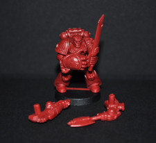 Starquest MB Ersatzteile # GSG Commander- Rot- + 3 x Waffen #Komplett! Unbemalt!