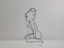 Wandbild Bild Frau String Ära