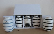 5 x Kähler Miniatur Vasen