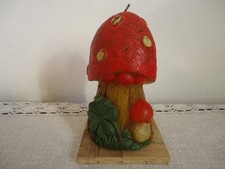 alte Kerze  Fliegenpilz ca. 18