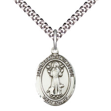 Sterling Silver Saint Francis