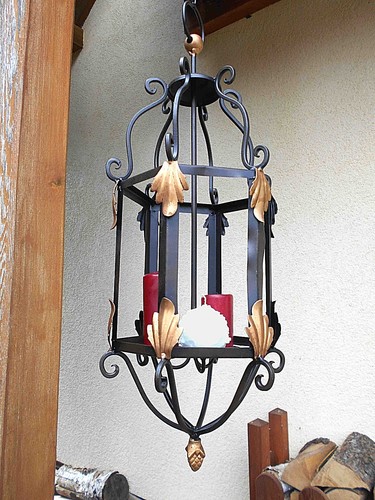 Laterne aus schmiedeeisen - laterne,