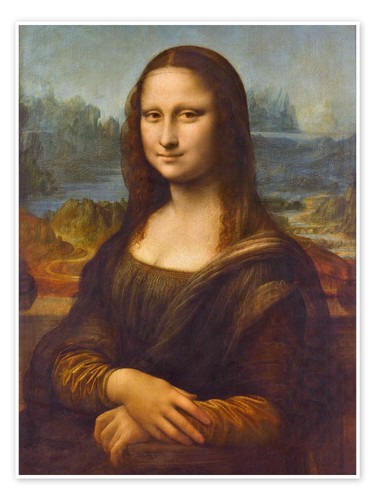 Poster mona lisa leonardo da - poster,