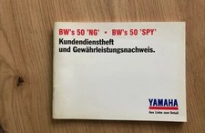 Original Yamaha BW's 50 NG/SPY Service/Garantie/Gewährleistung, Heft