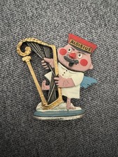 Aloisius Figur mit Harfe aus Zinn