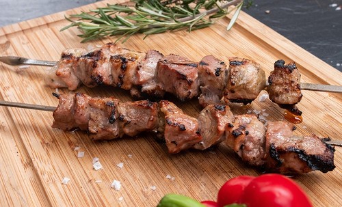 Schaschlik aus schweine - aus,