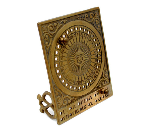 Vintage ewiger kalender - vintage,