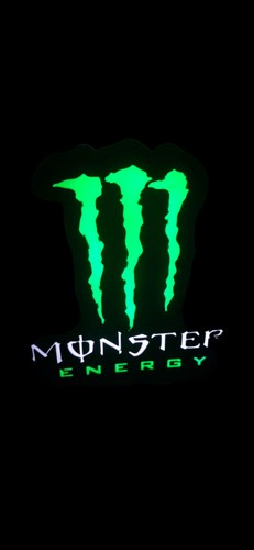 Led schild monster - schild, energy
