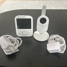 Phillips Advent Babyphone SCD843/26 Babyphone mit Kamera + 2 Ladekabel