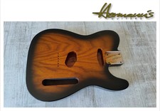 Tele Roasted Swamp Ash Body, 3-teilig, Finish Amber Burst, Gewicht  nur 1,96 kg