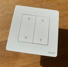 Moes 2-Gang Dimmer Taster | Zigbee 3.0 | Z2M / Home Assistant Kompatibel