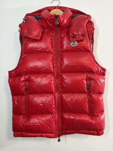 Moncler bormes daunenweste - moncler, rot