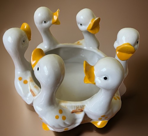 Nostalgie gänse dekoschale - gänse,