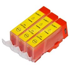3 für CANON Patronen mit Chip CLI-521 Y IP 3600 IP 4600 MP 540 MP 550 MP 560 NEU