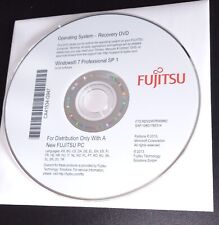 Fujitsu Operating System Recovery CD DVD Software Boot  Win 7 pro 32 Bit repair