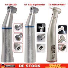 Dental Winkelstück Handstück mit Licht 1:5 Rot 1:1 Blau Contra Angle Handstück