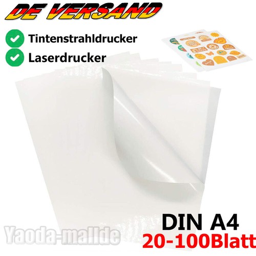 100x bedruckbares decal - 100x,