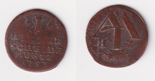 Heller kupfer münze - 1,
