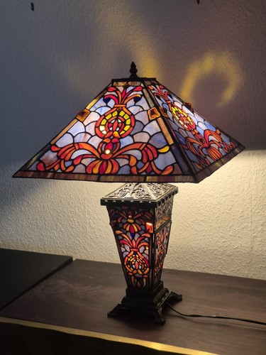 Vintage lampe tiffany stil - vintage,