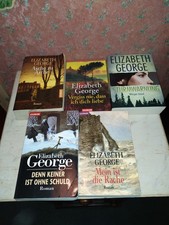 5 x Elizabeth George Bücherpaket 3 x Inspector Lynley Romane Krimi